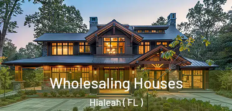  Wholesaling Houses Hialeah ( FL )